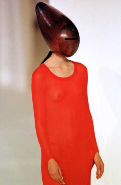 Cone heads for Hussein Chalayan 2